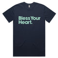 Bless Your Heart T-shirt (Midnight Blue)